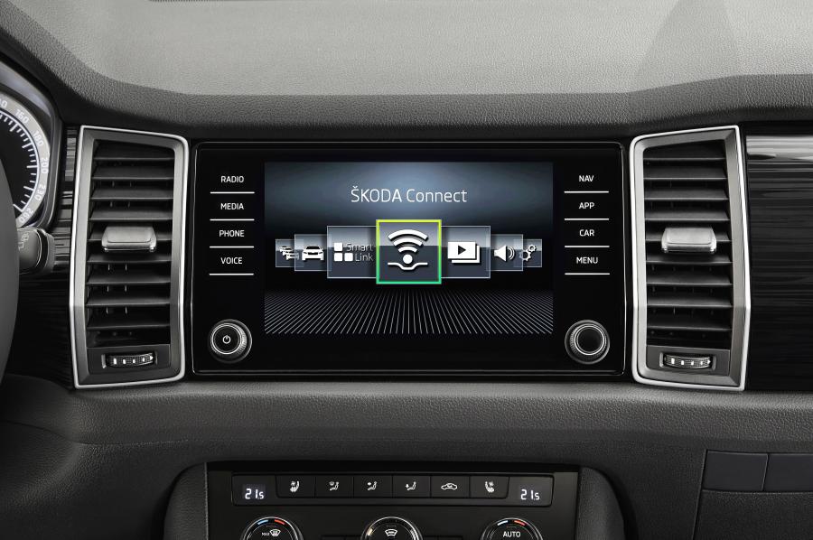 Детали интерьера Skoda Kodiaq 2016 года  (WW) (фото 39 из 119)